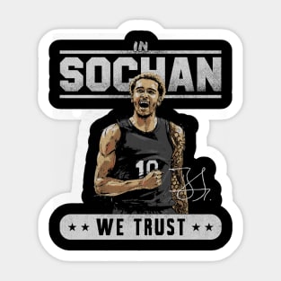 Jeremy Sochan San Antonio Trust Sticker